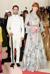 Jared Leto and Florence Welch in Gucci
